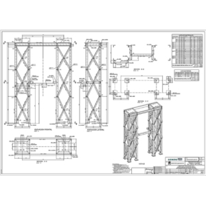 Ingeniería diseño, detallamiento y gestión de fabricación estructuras bajas para S/E Eléctrica
