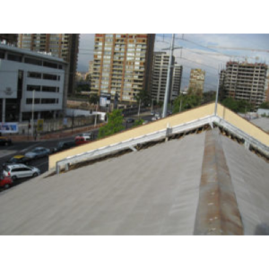 Pasarela sobre techumbre
