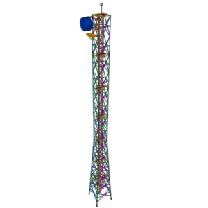 Torre telecomunicaciones para S/E Eléctrica